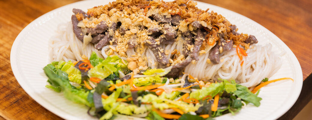 Vietnamská kuchyňa (Bun Bo Nam Bo)