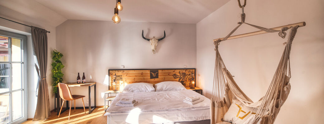 Deluxe izba - pivný hotel Zlatá kráva