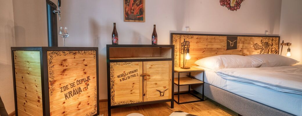 Štandardná izba - pivný hotel Zlatá kráva