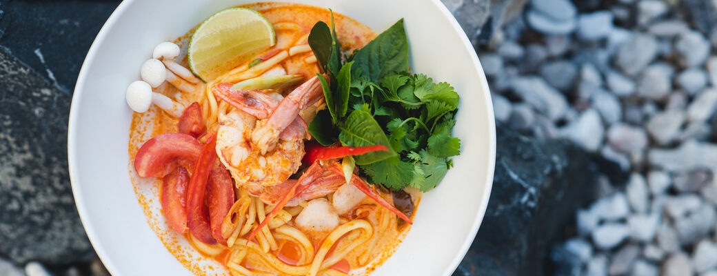 Pikantný ramen Tom Yum