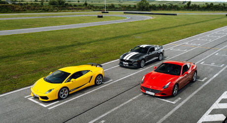 Jazda v superšporte na okruhu