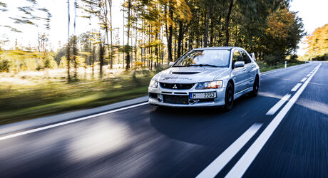 Jazda v Mitsubishi EVO Lancer IX.