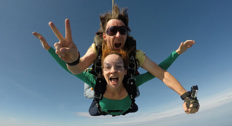 Tandemový zoskok | 17 miest v Českej republike