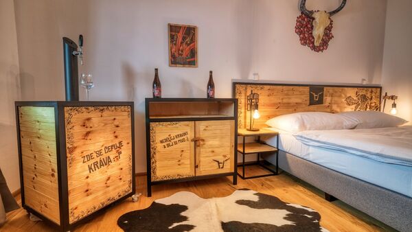 Štandardná izba - pivný hotel Zlatá kráva