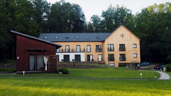 Moderný hotel.