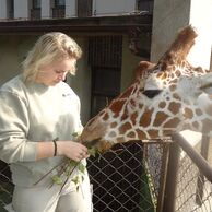 Monika Vavřinová (27) na Ošetrovatelia v zoologickej záhrade