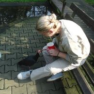 Monika Vavřinová (27) na Ošetrovatelia v zoologickej záhrade