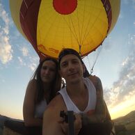 účastník zážitku (Příbram, 36) na lete balónom