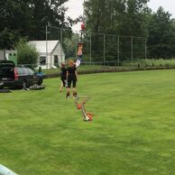 účastník zážitku (Vyškov, 22) na Bungee jumpingu zo žeriava