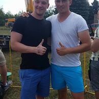 michal hubený (Holetín, 27) na Bungee jumpingu zo žeriava