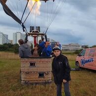 Jarmila Moosová (Sezimovo Ústí 1, 63) na lete balónom