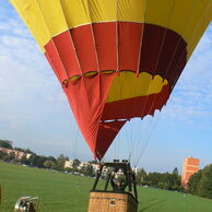 Romana Stonišová (Ostrava, 40) na lete balónom