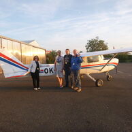 Martin Olšan (Žatec, 60) na Pilotovi na skúšku - súkromný let