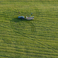 Miloš Kleiner (Velké Petrovice u Police nad Metují, 70) na lete balónom