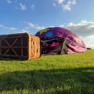 Kristýna Dvořáková (Vyskytná nad Jihlavou, 30) na lete balónom