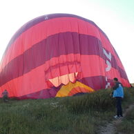 účastník zážitku (Čtyřkoly, 65) na lete balónom