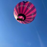 Karel Žďárský (Mladá Boleslav, 60) na lete balónom