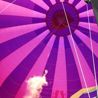 Karel Žďárský (Mladá Boleslav, 60) na lete balónom