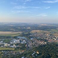 účastník zážitku (Mirošov, 19) na lete balónom