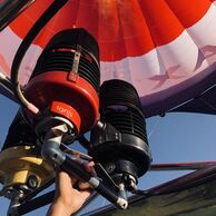 Jolana Polanová (České Budějovice, 55) na lete balónom