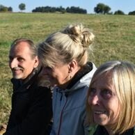 Lenka Nováková (Krásno, 53) na lete balónom