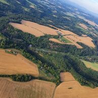 Nikola Klozová (Ohnišťany, 31) na lete balónom