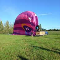 Kvetoslava Horská Petrovská (Všeň, 56) na lete balónom