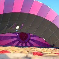 Kvetoslava Horská Petrovská (Všeň, 56) na lete balónom