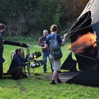 Marcela Košatová (Jílové u Prahy, 44) na lete balónom