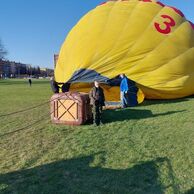 Ondřej Balcar (Ostrava, 13) na Súkromnom lete balónom