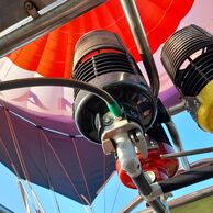 Tomáš Šperl (Písem, 40) na lete balónom