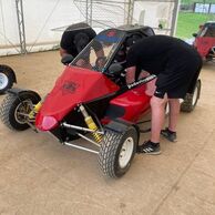 Jan Adamec (Hovorany, 41) na Autokrosová jazda v Buggy Kart RSK