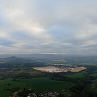 Pavel Knap (Štěchovice - Třebenice, 62) na lete balónom