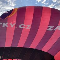 Pavel Nepovím (Chřibská, 45) na lete balónom