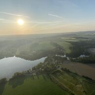Tereza Pátková (Kostelec nad Černými lesy, 22) na lete balónom