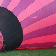 Ladislava Krouská (LIBEREC, 60) na lete balónom