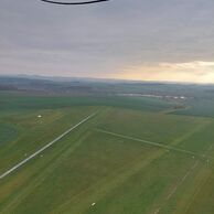 Hrabě Tomáš de Buková Lhota (Libiš, 52) na lete balónom