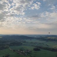 Barbora Fialová (Praha, 30) na lete balónom