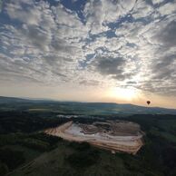 Barbora Fialová (Praha, 30) na lete balónom