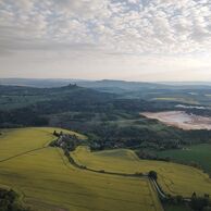Barbora Fialová (Praha, 30) na lete balónom