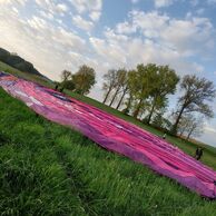 Barbora Fialová (Praha, 30) na lete balónom