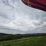 Barbora Fialová (Praha, 30) na lete balónom