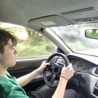 Martin Linhart (Plzeň, 19) na Jazda v rally špeciáli