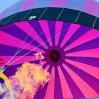 Zdeňka Půhoná (Pardubice, 34) na lete balónom