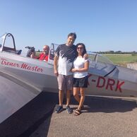 Karel Duchoň (PŘÍSNOTICE, 50) na Lete akrobatickým lietadlom