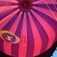 Lenka Černohlávková (Hradec Králové, 52) na lete balónom