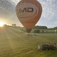 účastník zážitku (Liberec, 60) na lete balónom