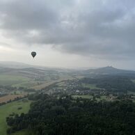 Pavel Vinicky (Strakonice, 20) na lete balónom