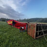 Pavel Vinicky (Strakonice, 20) na lete balónom