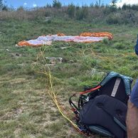 Lukáš Novosád (Zlin, 36) na Tandemovom paraglidingu